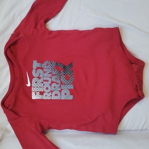 🌟3/$10 9/12mo nike onesie